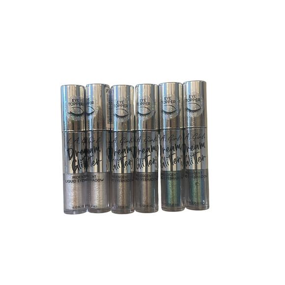 6 Pack LA GIRL Dream Glitter Iridescent Liquid Eyeshadow Dream Aura Cha-Ching - Picture 1 of 1